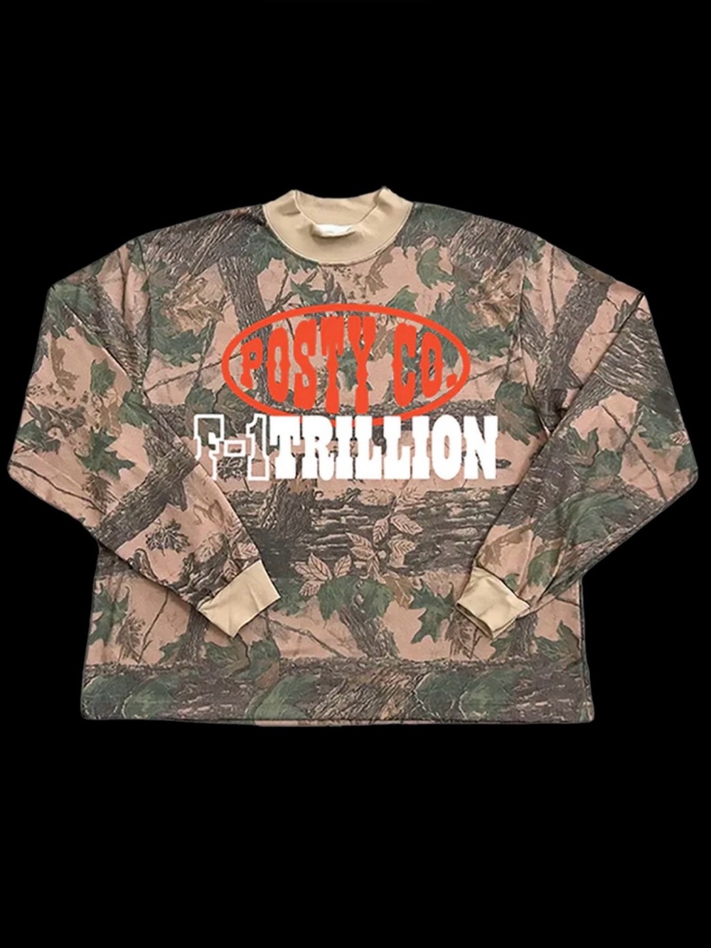 Post Malone F-1 Trillion camo long sleeve shirt!